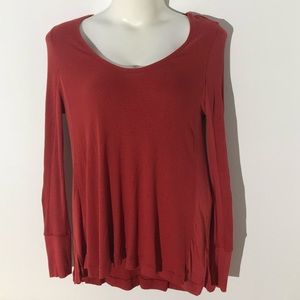 We The Free long sleeve thermal burnt orange large